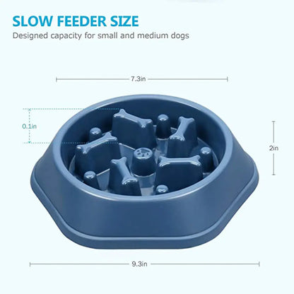 Slow Feeder Pet Bowl
